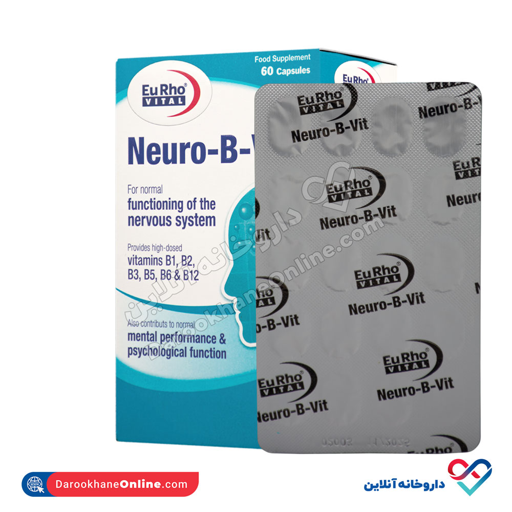 تصویر کپسول ژلاتینی نرم نورو - بی - ویت یوروویتال 60 عددی